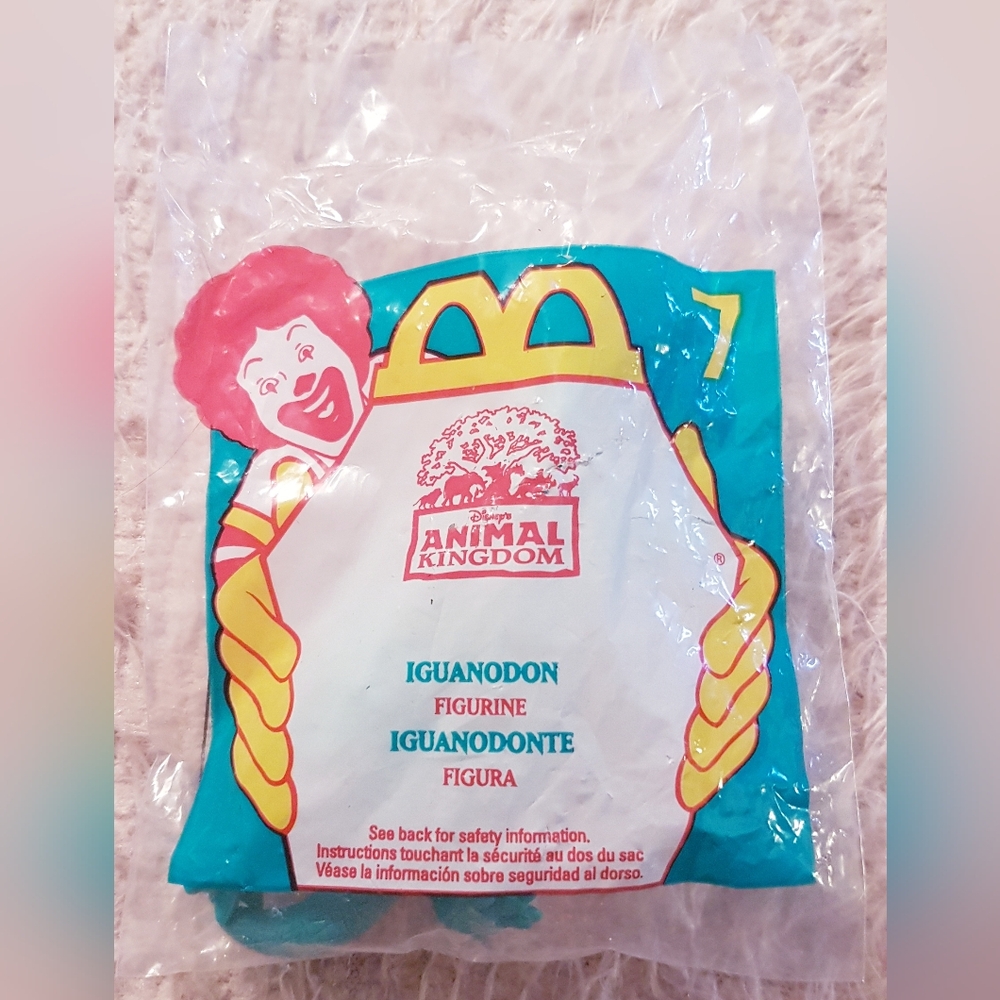 1998 Animal Kindom Iguanodon Figure McDonald's Happy Meal Toy Vintage NIP